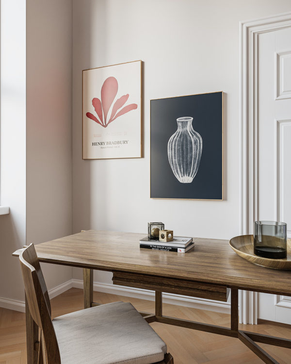 Conjunto de 2 Quadros | Dupla Seaweed Nº 01 & The Secret Vase