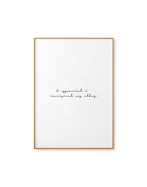 O Essencial é Invisível aos Olhos