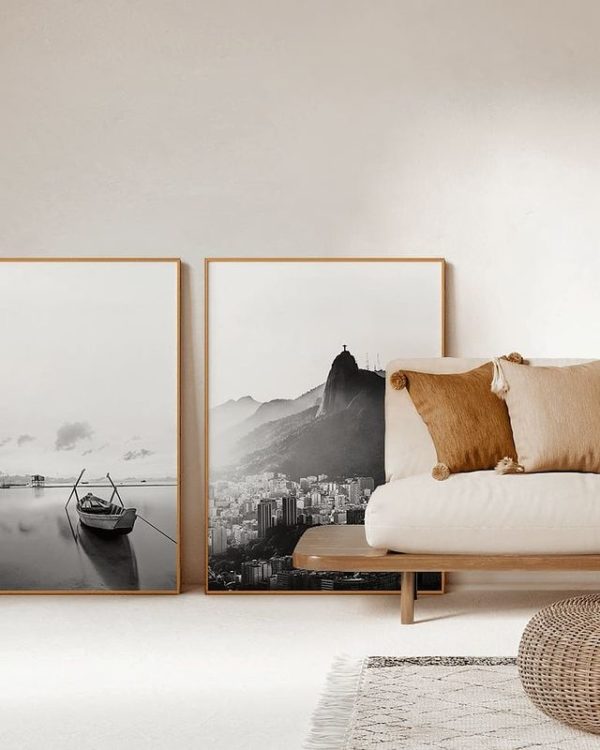 Conjunto de 2 Quadros | Dupla Cidade Rio & A Jornada