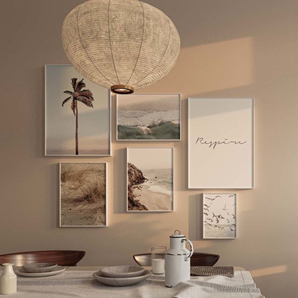 Conjunto de 6 Quadros | Gallery Wall Tropical