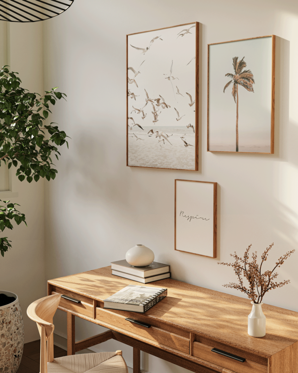 Conjunto de 3 Quadros | Trio Tropical Minimal