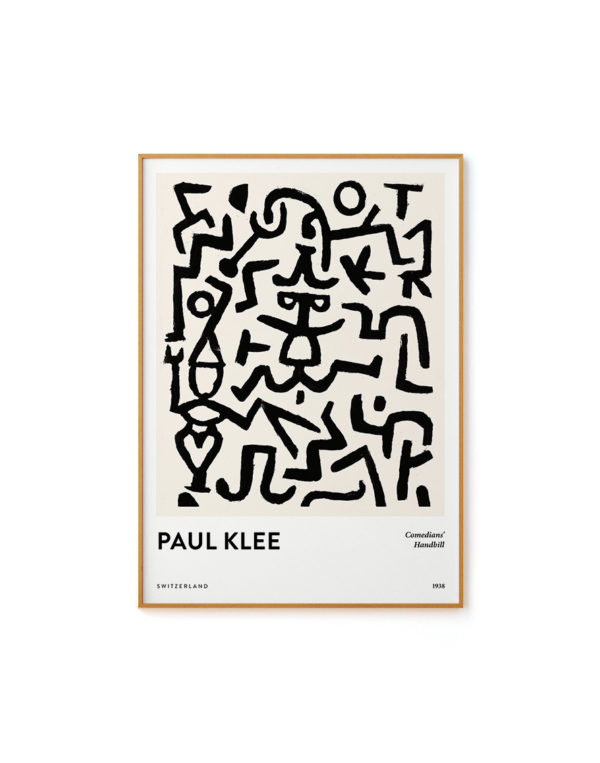 Comedians' Handbill by Paul Klee