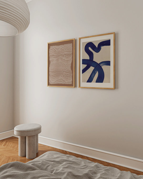 Conjunto de 2 Quadros | Dupla Comfy Lines