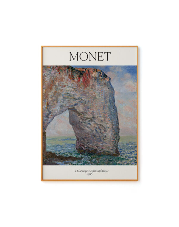 La Manneporte près d'Étretat by Claude Monet