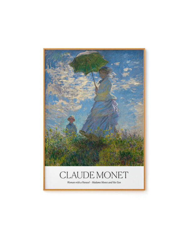 Woman with a Parasol by Claude Monet