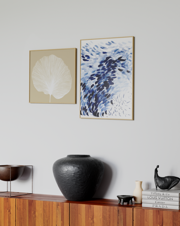 Conjunto de 2 Quadros | Dupla Visual Symphony