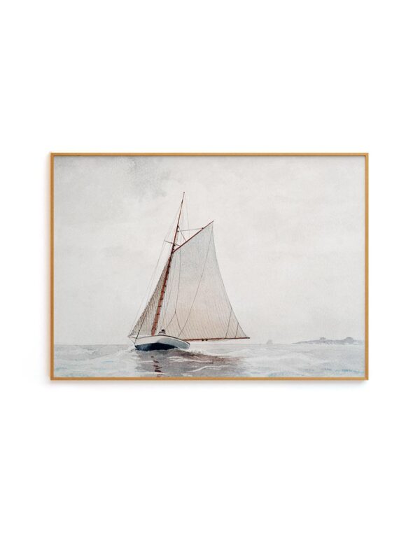 Sailing off Gloucester by Winslow Homer