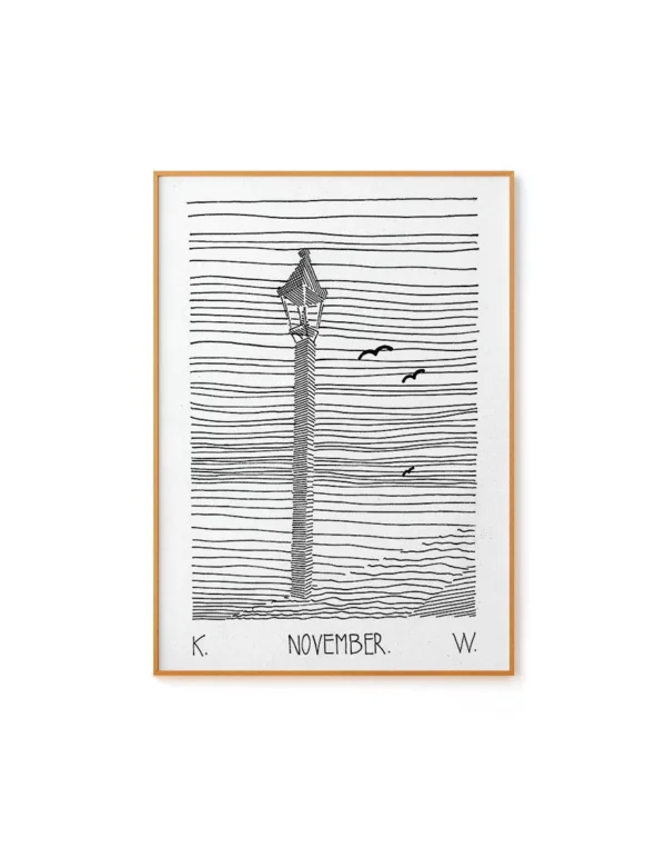 Lantern and Three Birds by Karl Wiener