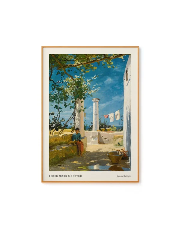 Summer In Capri by Peder Mørk Mønsted