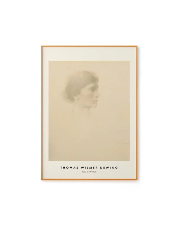 Head of a Woman by Thomas Wilmer Dewing