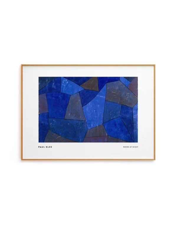 Rocks at Night by Paul Klee