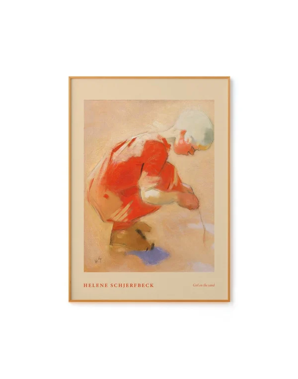 Girl On The Sand by Helene Schjerfbeck